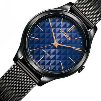 Đồng Hồ Nữ Citizen Dây Thép Không Gỉ EM0505-88L - Mặt Xanh