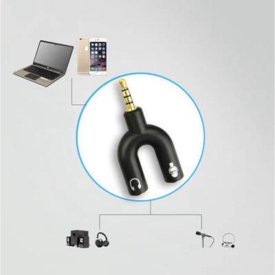 Cáp Chia Jack Thành Mic Headphone 10789 - Hàng Nhập Khẩu