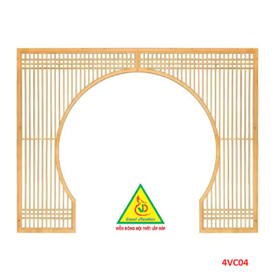 Vách ngăn cổng , vách ngăn phòng khách , vách ngăn phòng khách hiện đại 4VC04 - Nội thất lắp ráp Viễn Đông Adv