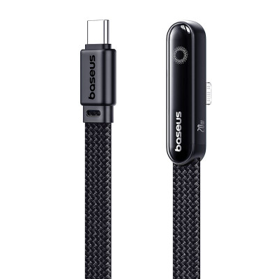 Cáp sạc nhanh C to Ln dành cho Game thủ Baseus MVP3 20W (480Mbps, 90° Elbow Design)- Hàng chính Hãng