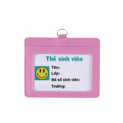 Bảng tên da 8.5x5.5cm 2 ngăn ngang (25)