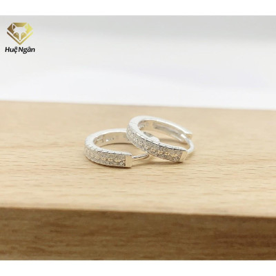Bông tai bạc Ý 925 Huệ Ngân - Vòng xinh RYE140301
