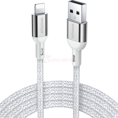 Cáp Innostyle PowerFlex USB-A to Lightnng MFI 1.5m 12W IAL150AL - Hàng chính hãng