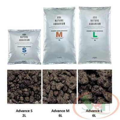 Cốt nền ADA Power Sand Advance size S, M, L trộn doping phụ gia dinh dưỡng đậm đặc bể thủy sinh