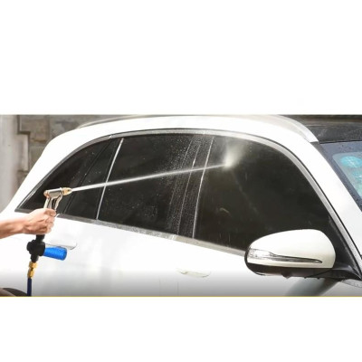 Bộ dây vòi xịt nước rửa xe, tưới cây . tăng áp 3 lần, loại 20m 206701-2 đầu đồng, cút, nối