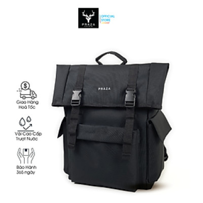 Balo Ulzzang Đựng Laptop Dành Cho Nam Nữ Thời Trang Cao Cấp, Chất Liệu Vải Poly Canvas 1000D Trượt Nước - BL197