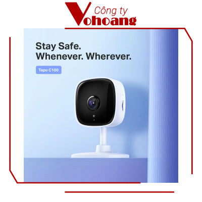 Camera WiFi Thông Minh TP-Link Tapo C100 An Ninh Cho Gia Đình - Hàng Chính Hãng