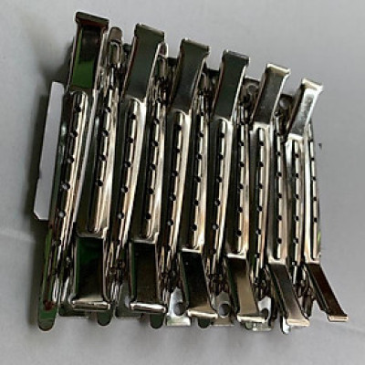 Kẹp vịt tạo hình tóc inox loại 1 ( bộ 12 cái ) GiangPKC chiều dài 8,5cm