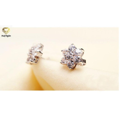Bông tai bạc Ý 925 Huệ Ngân - Ngôi sao may mắn RYE140840