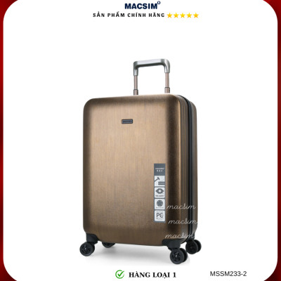 Vali cao cấp Macsim Smooire MSSM233 cỡ 21 inch màu gold - Hàng loại 1