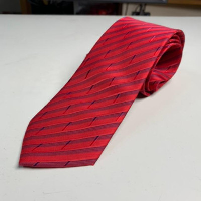 Cavat nam 8cm trung niên đỏ kẻ xéo GiangPKC