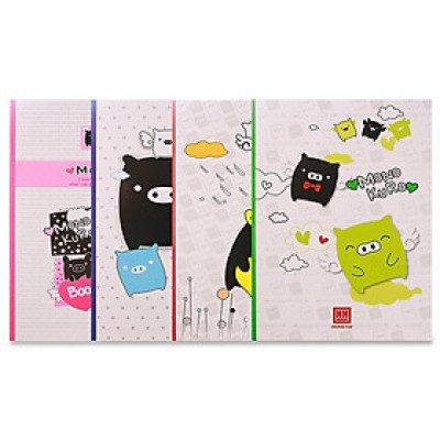 HH - Tập Sv 200Tr South Star Monokuro Boo, 4 Ly Ngang, Đl: 58/84 (5Q/Lốc)