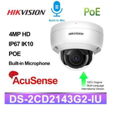 Camera IP bán cầu 4MP HIKVISION DS-2CD2143G2-IU,HÀNG CHÍNH HÃNG