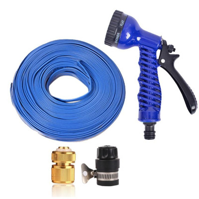 Bộ vòi tưới cây,rửa xe tăng áp lực nước 15m(cút đồng nối nhựa đen 713-2) 206843
