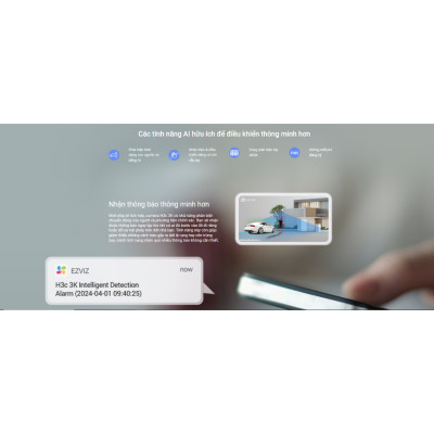 Bộ Kit combo 4 camera và1 đầu ghi không dây EZVIZ CS-BW3844 (4MP) - Hàng chính hãng