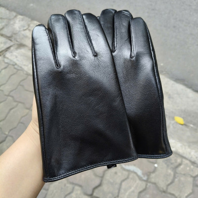 Găng tay nam da dê cao cấp - BHY8131 Bao tay nam mùa đông. Lót lông mềm mại, dễ chịu khi đeo.