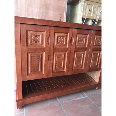 Tủ giày gỗ Sồi Nga 1m2