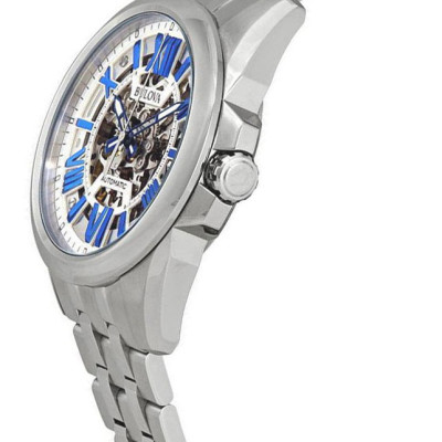 Đồng Hồ Nam Bulova Dây Thép Không Gỉ 96A187 - Mặt Trắng