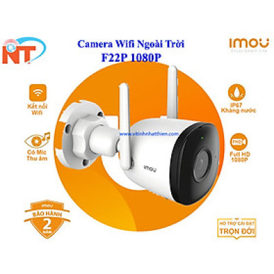 Camera IP WIFI ngoài trời IPC F22P IMOU 2.0MP FullHD - Hàng Chính Hãng