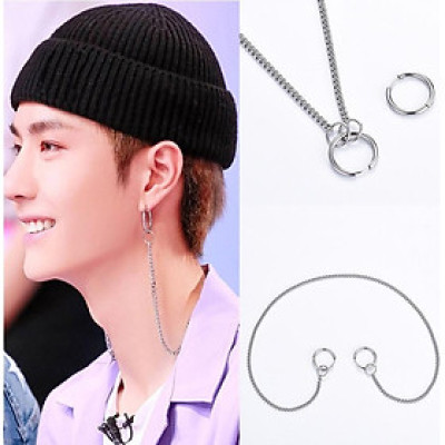 Bông tai unisex đeo phía sau độc lạ 