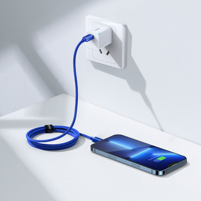  Cáp sạc nhanh 20W hiệu Baseus Crystal Shine Series Type-C to iPhone dài 1.2m / 2m - Hàng chính hãng