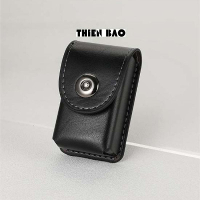 Bao da có đai đeo hông làm thủ công HANDMADE  chuyên dùng để đựng kính lão thị, viễn thị gấp gọn BD05 KT 8*4*3CM