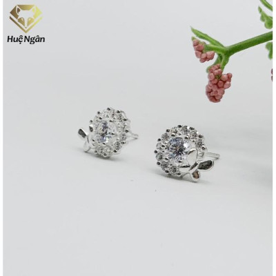 Bông tai bạc Ý 925 Huệ Ngân - Cánh bướm mùa xuân ES160008