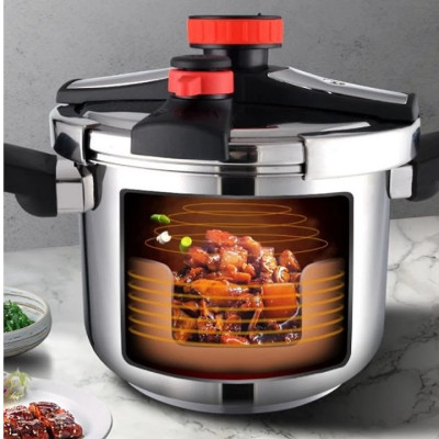 Nồi áp suất inox 304 KORENO thiết kế an toàn dung tích 5L,7L nấu bếp từ,bếp hồng ngoại, bếp ga hàng chính hãng.