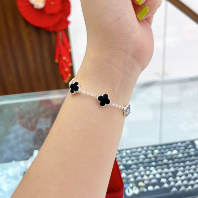 Lắc tay lắc chân vòng đeo tay cỏ 4 lá thời trang trend Hàn Quốc mới homie