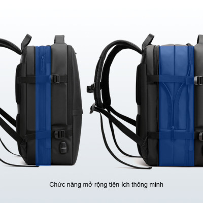 Balo nam đa chức năng cao cấp phong cách cá tính mới 15,6"