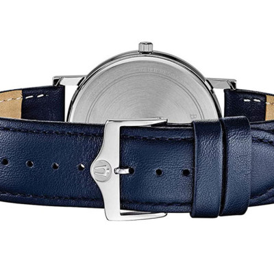 Đồng Hồ Nam Bulova Dây Da 96B295 - Mặt Xanh