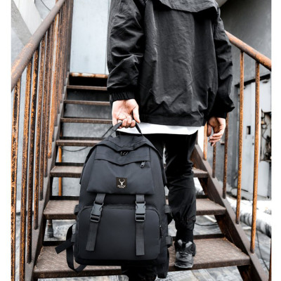 Combo Balo Ulzzang Hàn Quốc Và Túi Đeo Mini Praza - BL185DC095 (Đen)