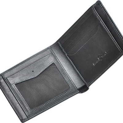 Ví da bò nam cao cấp AT Leather 053 - Đen