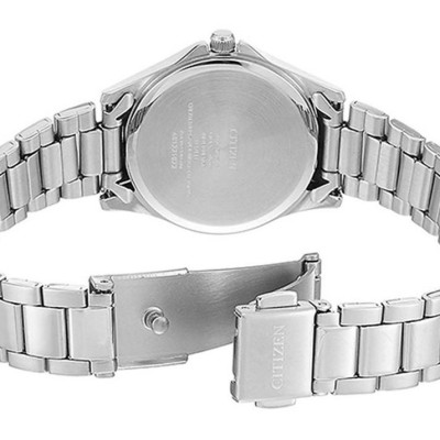 Đồng Hồ Nữ Citizen Dây Thép Không Gỉ EQ0591-81E - Mặt Đen