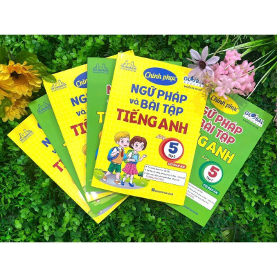 Sách - Global Success - Chinh Phục Ngữ Pháp Và Bài Tập Tiếng Anh Lớp 5 - Có Đáp Án - Combo 2 Tập - Minh Thắng