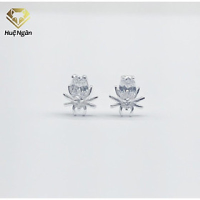 Bông tai bạc Ý 925 Huệ Ngân - Little Bug YCXR363