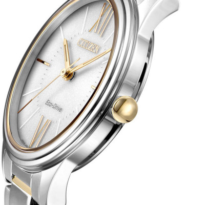 Đồng Hồ Nữ Citizen Dây Thép Không Gỉ EM0414-57A - Mặt Trắng