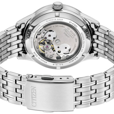 Đồng Hồ Nam Citizen Dây Thép Không Gỉ NY4051-51A - Mặt Trắng (Sapphire)