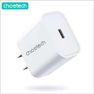Adapter Củ Sạc CHOETECH PD5005 PD 20W Chuyên Sạc Nhanh iPhone, iPad - Hàng Chính Hãng
