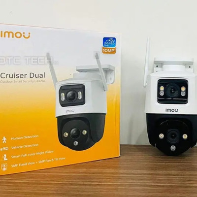 Camera Wifi IMOU 2 Mắt Ngoài Trời S7XP Cruiser Dual 6MP/10MP, quay 360 độ, đàm thoại 2 chiều - Hàng chính hãng