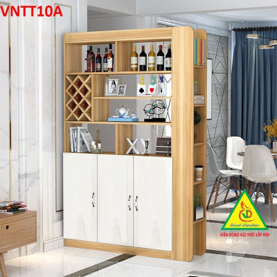 TỦ KỆ TRANG TRÍ KIÊM VÁCH NGĂN VNTT10A - Nội thất lắp ráp Viendong Adv