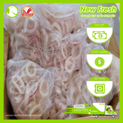 [GIAO NHANH HCM] Mực Ống Cắt Khoanh - Túi 500Gr