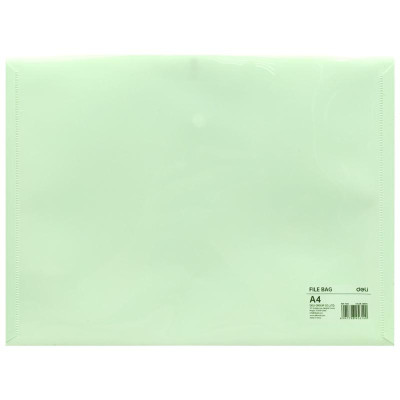 Bìa Nút A4 - Phiên Bản Sơn Tùng M-TP Giới Hạn - Deli EF554-XL - Xanh Lá