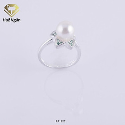 Nhẫn bạc Ý 925 Huệ Ngân - Hoa đẹp RR1225