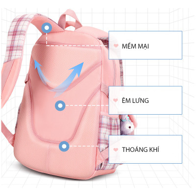 Balo thời trang phong cách dễ thương - BEE GEE BLTT9074