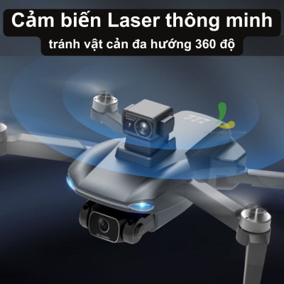 Flycam ZLL SG108 Max tích hợp cảm biến laser tránh vật cản thông minh - Thiết bị bay có sóng wifi 5G thế hệ mới - Hàng nhập khẩu
