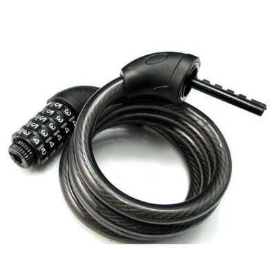 Khóa dây xe đạp 5 số đổi được mã 1.2m