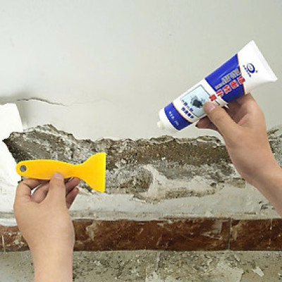 combo 2 lọ Keo Vá Tường Chống Thấm LKB 250gr 1 lọ - chuyên Trám Trét Vết Nứt Khe Hở Tường