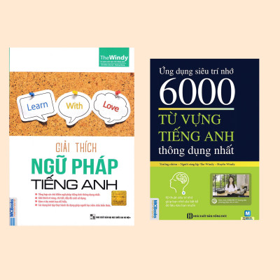 Combo (2 Cuốn) Cẩm Nang Học Ngoại Ngữ: Giải Thích Ngữ Pháp Tiếng Anh (Tái Bản) + Ứng Dụng Siêu Trí Nhớ - 6000 Từ Vựng Tiếng Anh Thông Dụng Nhất (Tái Bản) / Bí Quyết Học Tiếng Anh Đơn Giản Mà Hiệu Quả
