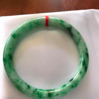 VÒNG TAY NỮ LÝ SƠN THỦY SAO 50MM HÀNG MỚI XANH BÔNG ĐẬM ĐẸP ĐÁ CẨM THẠCH TỰ NHIÊN NỮ 48KG -56KG